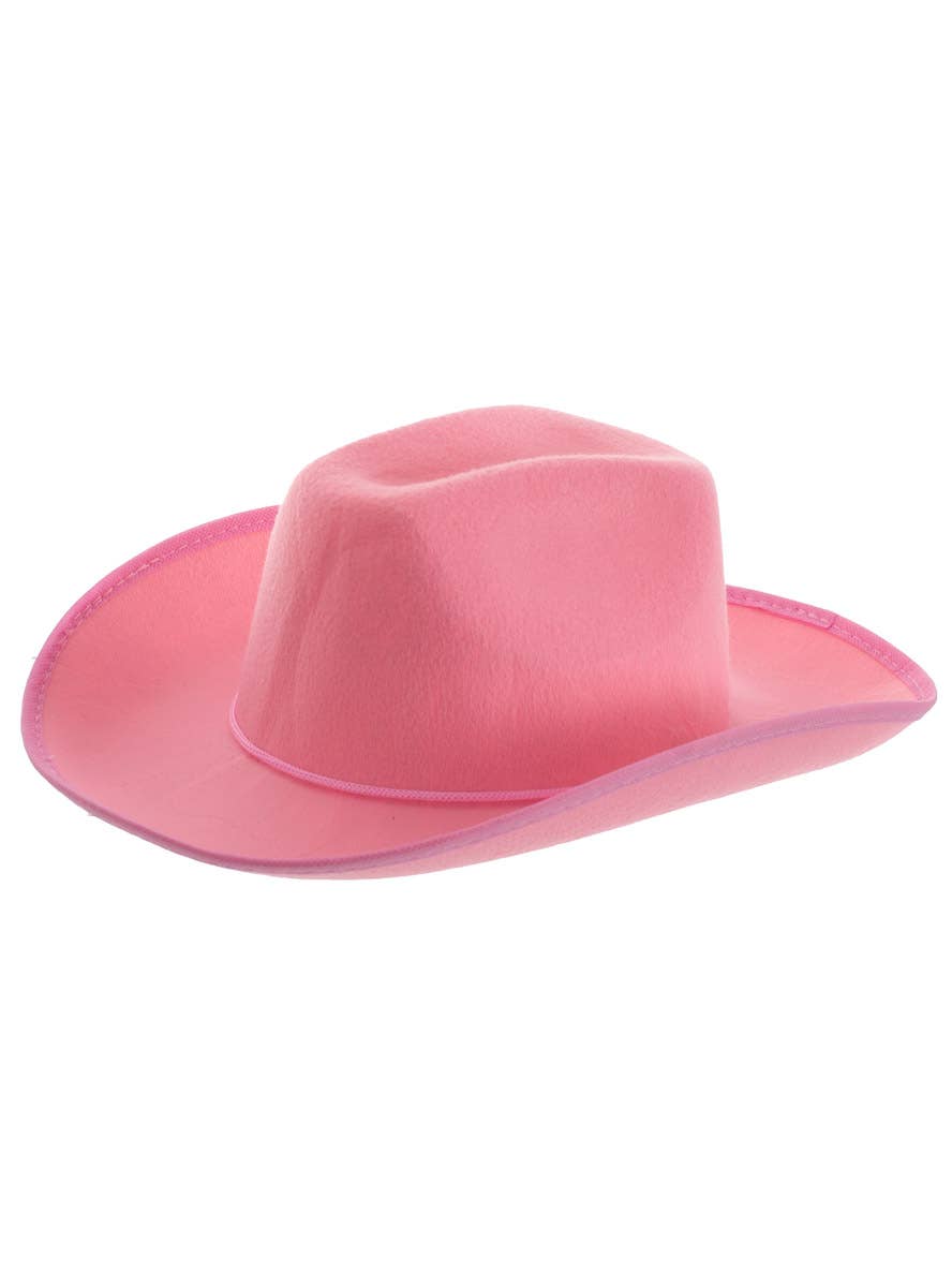 Image of Pink Feltex Adults Cowboy Costume Hat