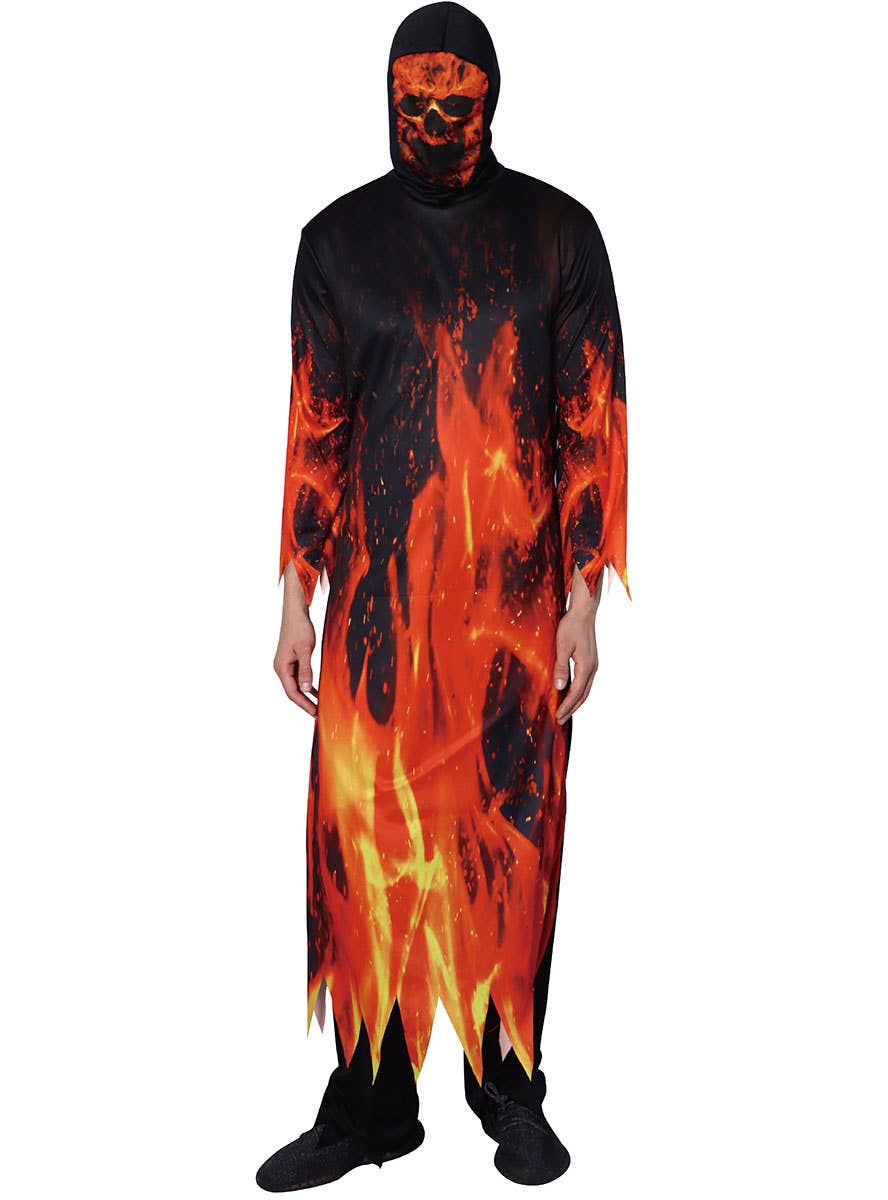 Image of Fire Demon Men's Hallowee Costume - Front Image