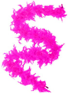 Image of Fluffy Magenta 220cm Feather Boa Costume Accessory