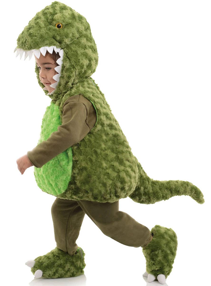 Image of Adorable Green T-Rex Infant Kids Dinosaur Costume