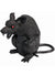 Image of Standing Black Rat Halloween Table Prop