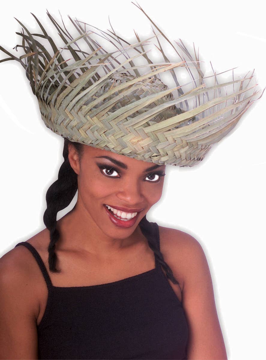 Oversized Straw Hat | Beachcomber Straw Bird's Nest Costume Hat