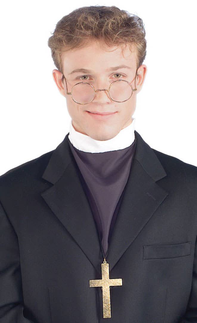 Men's Priest Novelty Costume Collar