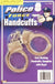Silver Metal Novelty Handcuffs Costume Accessory