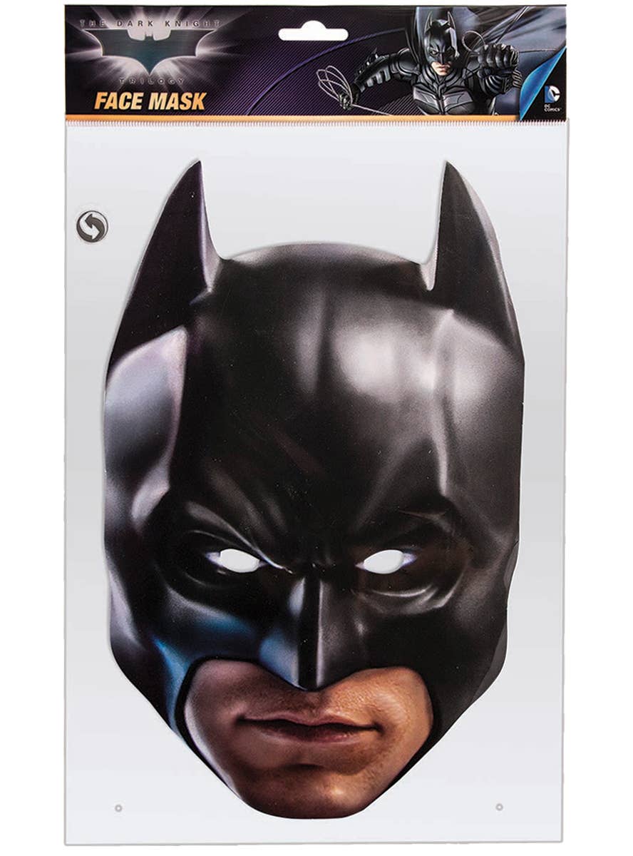 Flat Cardboard Batman Costume Mask Packaging Image