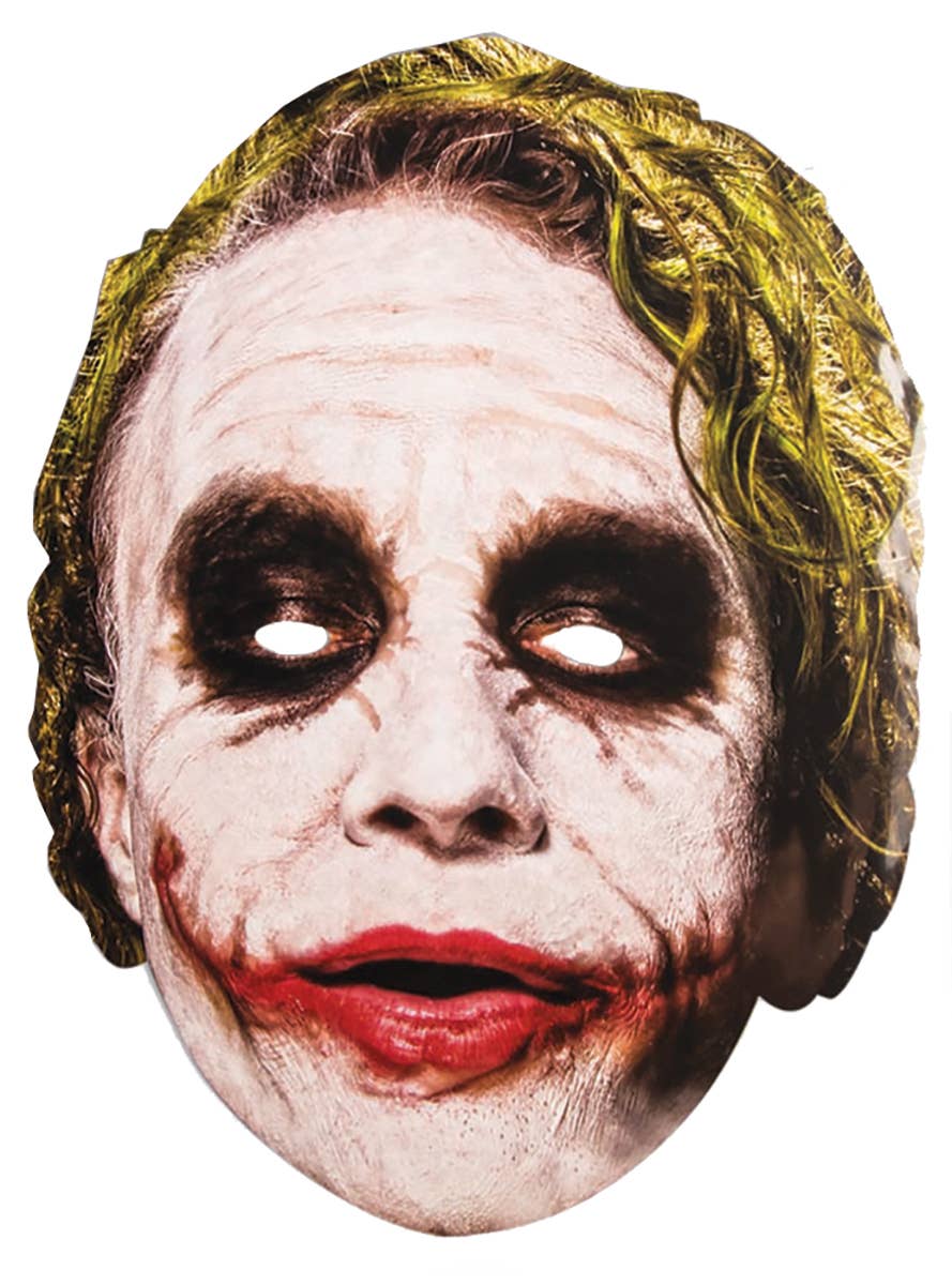 Flat Cardboard The Joker Costume Mask Main Image