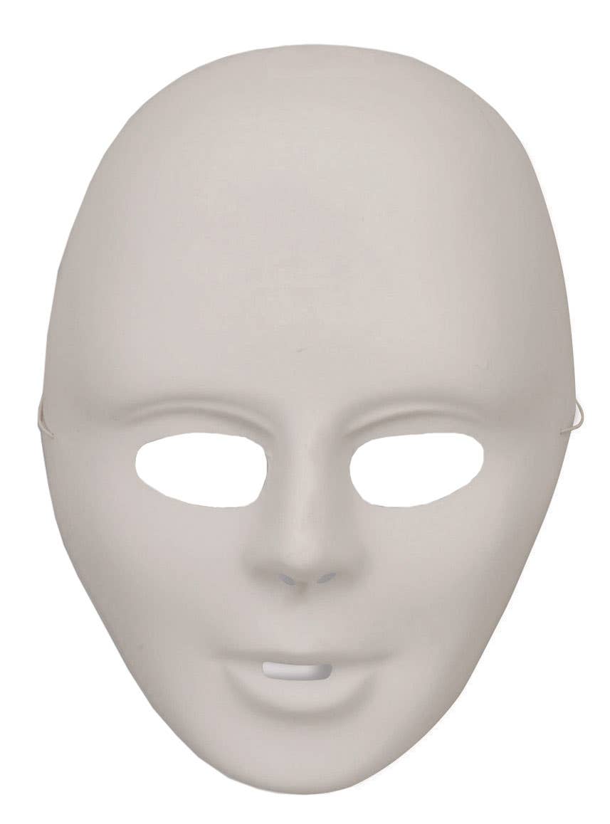 Plain White DIY Costume Mask