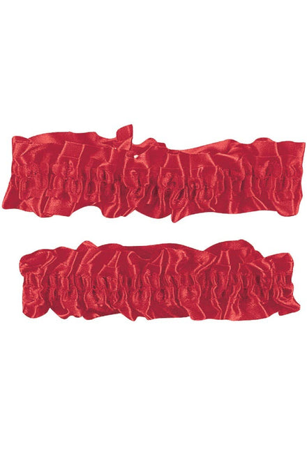 Sexy Red Women's Twin Pack Garter And Arm Band Costume Accessory Main Image 