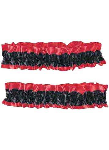 Red and Black Arm Band or Garters