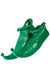 Vinyl Green Adult's Pointed Christmas Elf Shoes Main Image