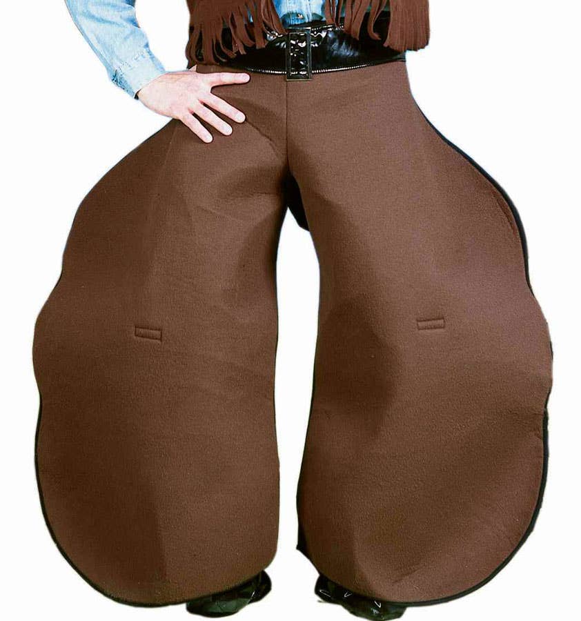 Men's Novelty Ole Cowhand Cowboy Costume  - Chaps Image