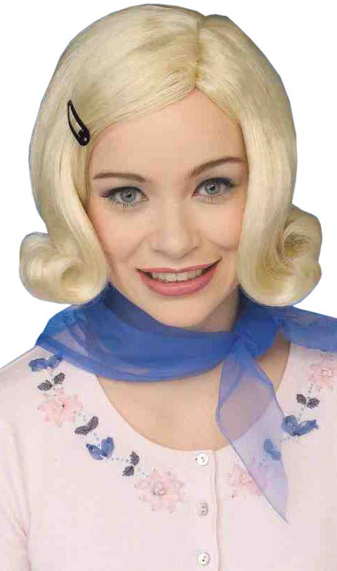 Blonde Bopper Women's 1950s Diner Girl Wig Main Image