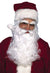 Curly White Santa Claus Beard and Costume Wig Set