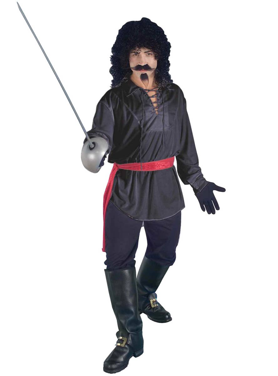 Swashbuckler Pirate Fancy Dress Costume Shirt Mens Fancy Dress Costume Main Image