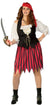 Womens Plus Size Buccaneer's Bride Pirate Costume front