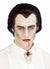 Men's Black Slicked Back V Front Vampire Halloween Costume Headpiece Main Image