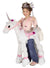 White Unicorn Girl's Magical Animal Costume Front View