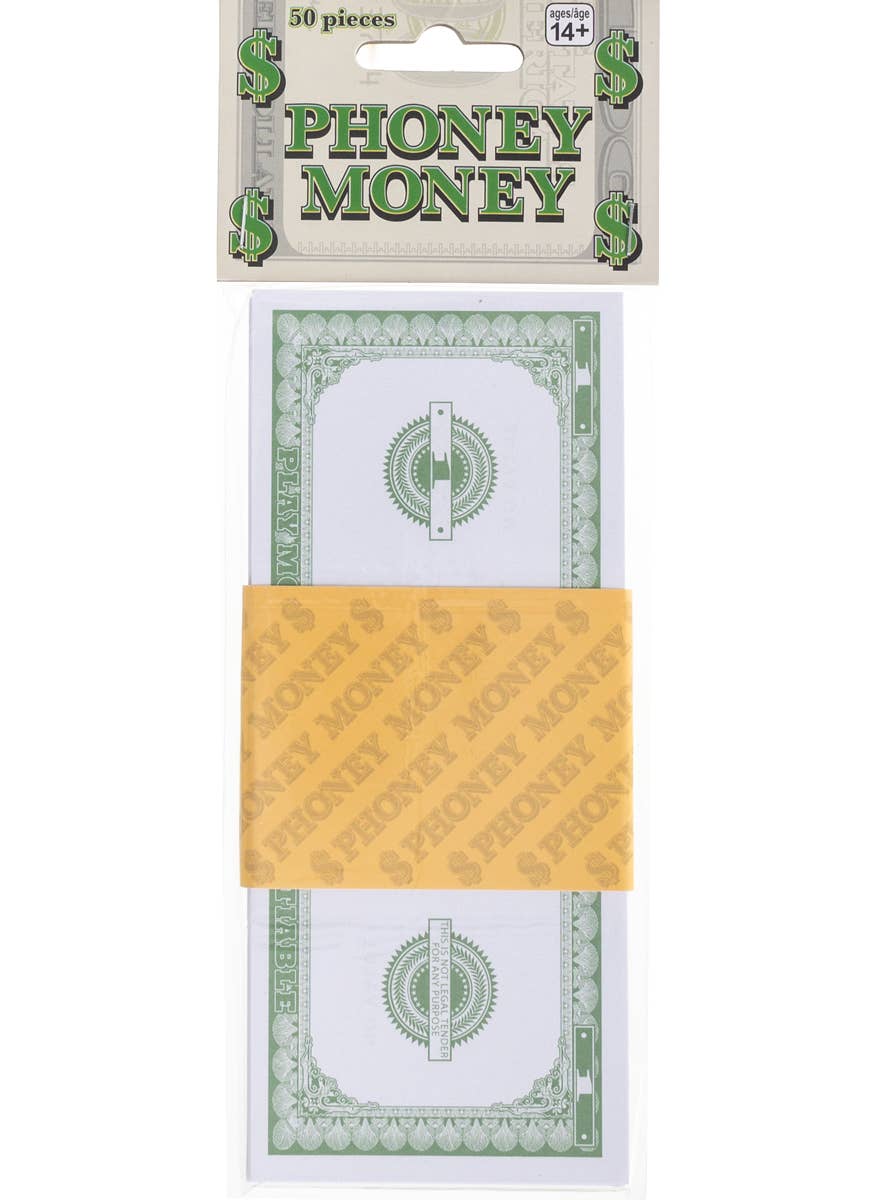 $51 Fake Money Bills Costume Accessory