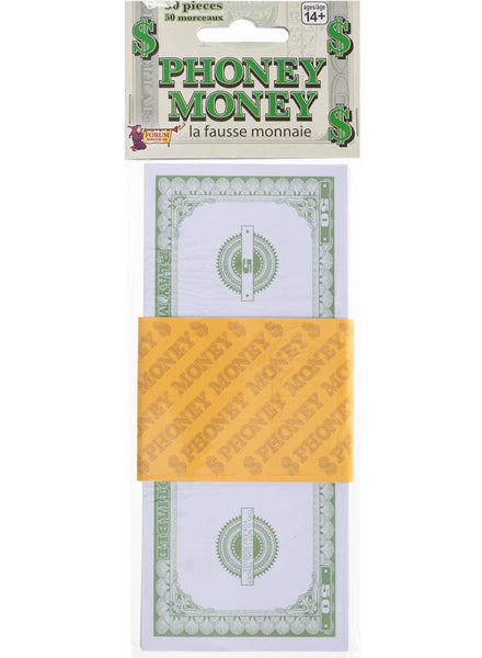 $5 Fake Money Bills Costume Accessory