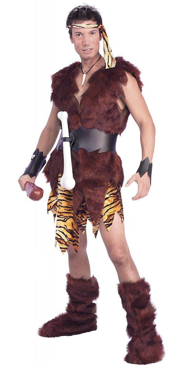 King of the Caves Men's Prehistoric Caveman Costume - Main Image 