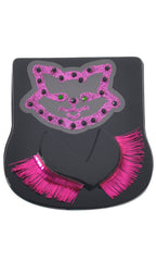 Image of Sophisticat Stick On Gems and Pink Lashes Set