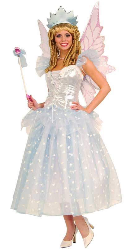 Shimmery White Tooth Fairy Costume for Women - Main Image