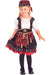 Girl's Cute Buccaneer Pirate Costume Front View