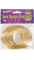 Pack of 50 Gold Bangle Bracelets 70s Disco Womens Costume Accessory - Main Image