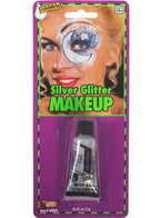 Sparkling Silver Glitter Gel Costume Makeup
