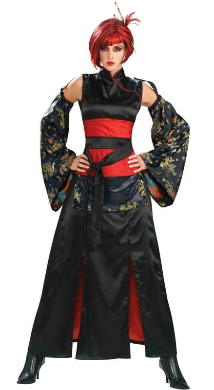 Dragon Miss Teen Girls Samurai Costume