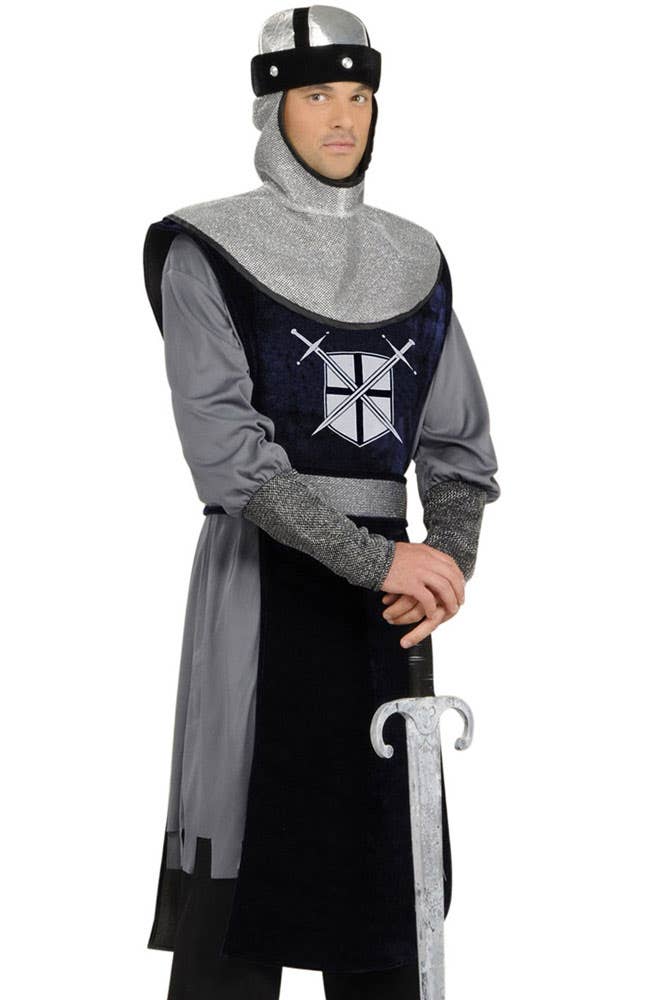 Medieval Men's Knight of the Round Table Costume - Alternative Image