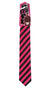 Men's Pink And Black 1920's Gangster Tie Costume Accessory