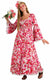 Women's Long Pink Hippie Dress Main Image