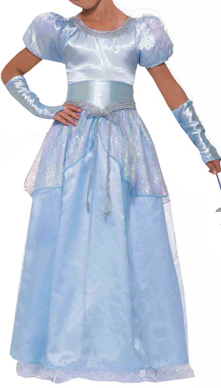 Cinderella Girl's Disney Princess Fancy Dress Costume Front