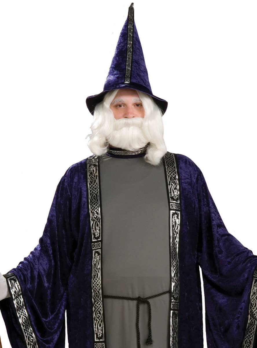 Men's Merlin Plus Size Wizard Costume Front View