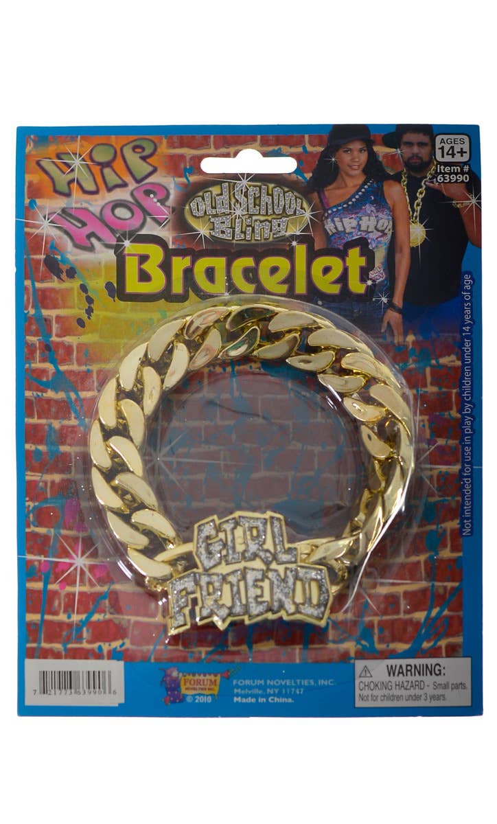 90s Gangsta Hip Hop Girlfriend Costume Bracelet Accessory Main Image