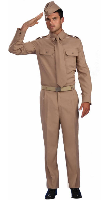 Forum Novelties WWII Army Private Mens 1940s Costume - Main Image