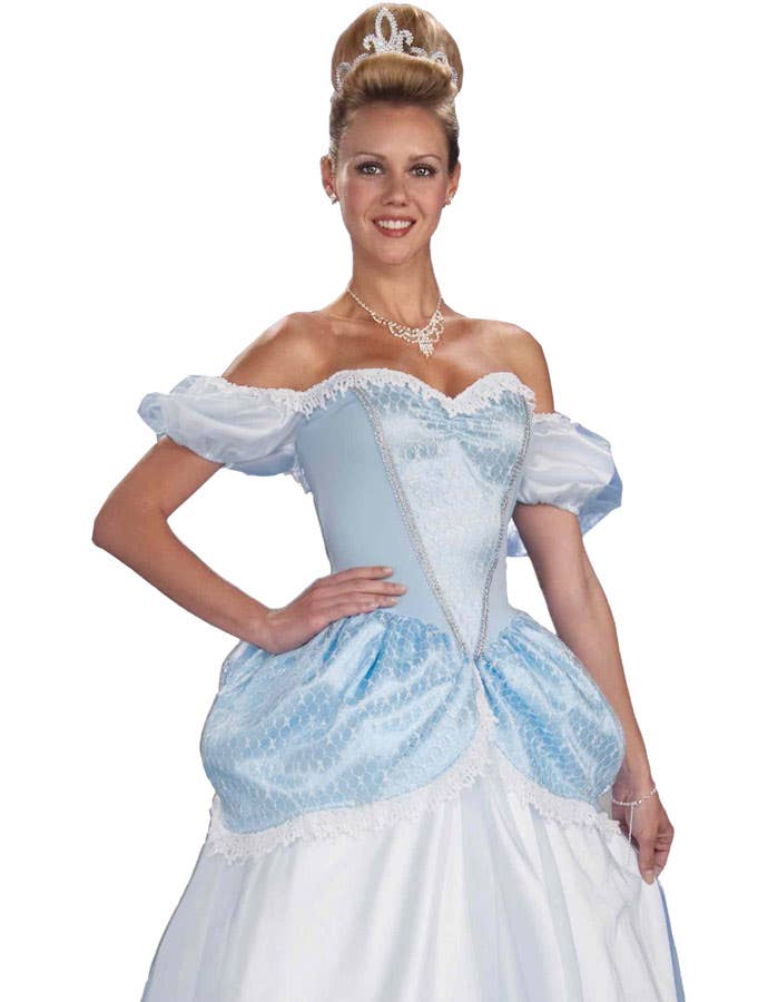 Womens Storybook Cinderella Disney Princess Costume for Adults - Close Image