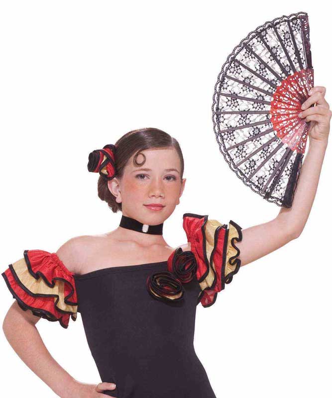 Flamenco Dancer Girl's Spanish Fancy Dress Top