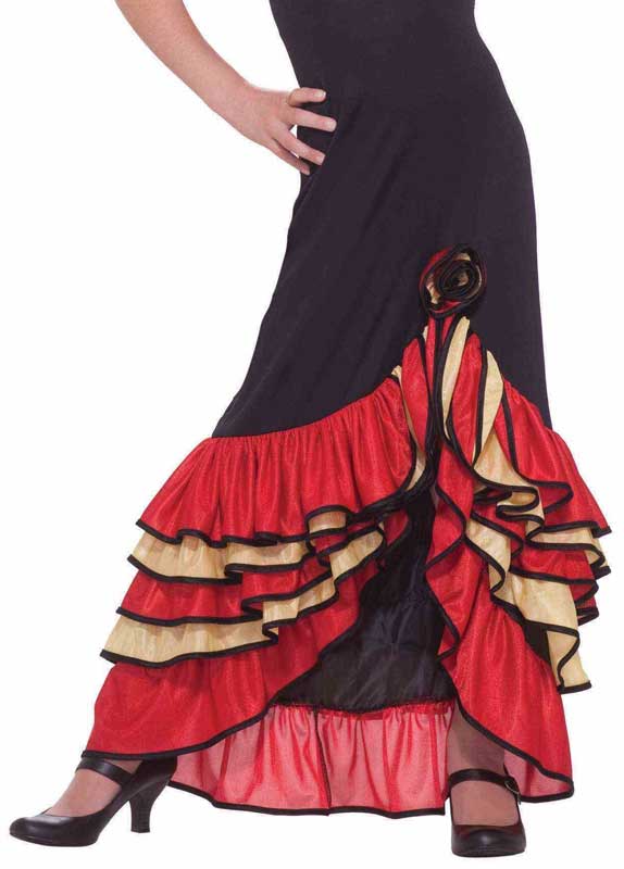 Girl's Spanish Senorita International Dress Up Costume Bottom