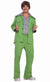 Men's Green 70's Retro Leisure Suit Costume - Main Image