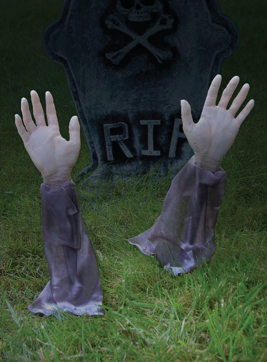 Halloween Zombie Arm Lawn Stakes Decoration