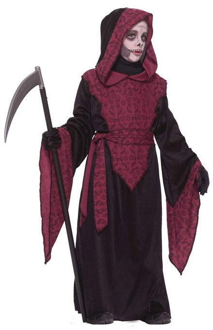 Boy's Halloween Grim Reaper Costume Front View