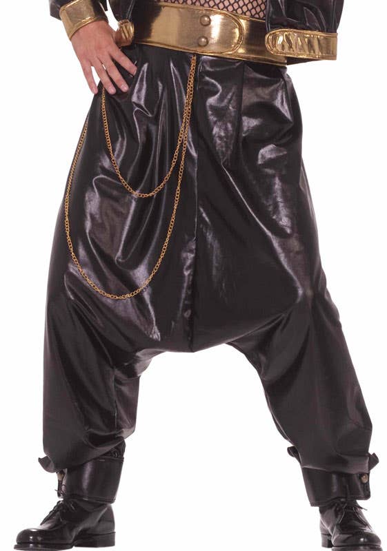 90s Theme Rap Superstar Fancy Dress Costume for Men - Pants Image