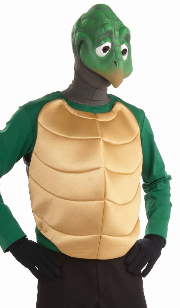 Men's Novelty Turtle Fancy Dress Costume Close View