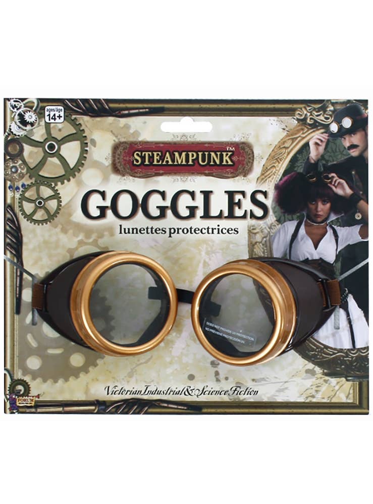 Bronze Steampunk Costume Goggles