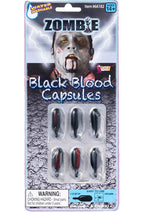 Halloween Horror Zombie Black Blood Special Effects Fake Blood Capsules Main Packaging Image 