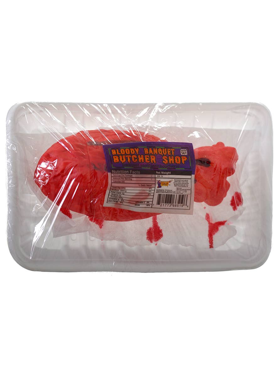 Bloody Banquet Butcher Shop Heart on Plate Prop