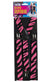 Black and Pink Zebra Print 80s Costume Braces - Main Image