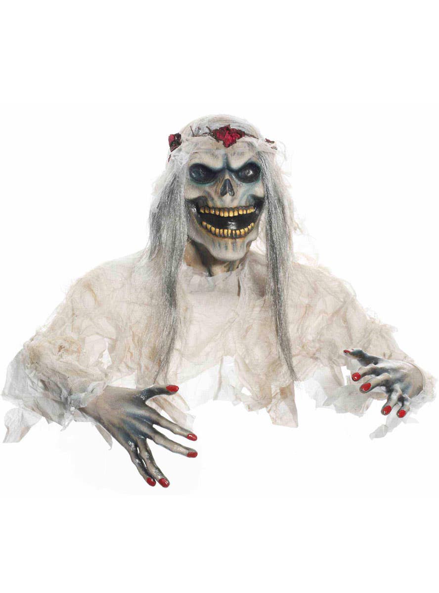 Comimg Out of the Ground Zombie Bride Decoration